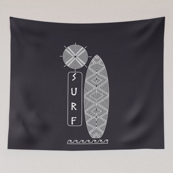 Item preview, Surfeando bajo el sol 2 (blanco monocromático) designed and sold by TomiAx.
