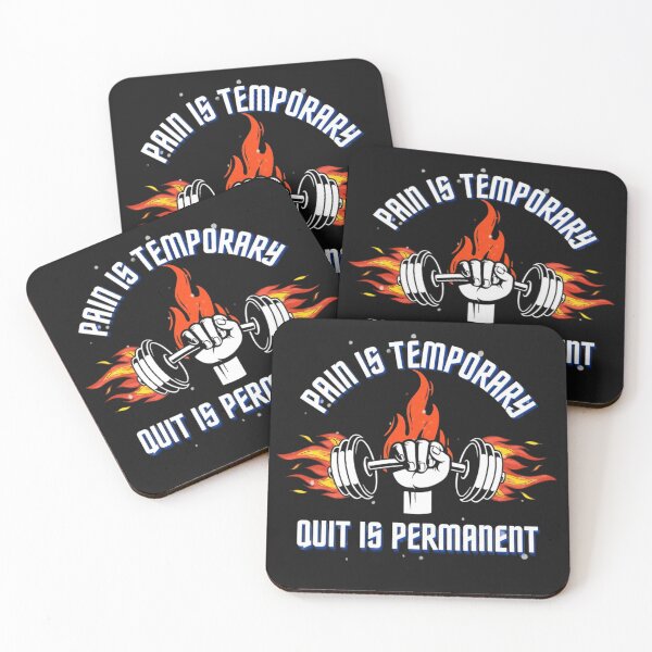 Item preview, Pain is Temporary, Quit is Permanent designed and sold by LevelUpMerchs.