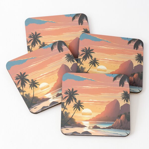 Item preview, Sunrise in La Digue  Beautiful View designed and sold by xiaidex.
