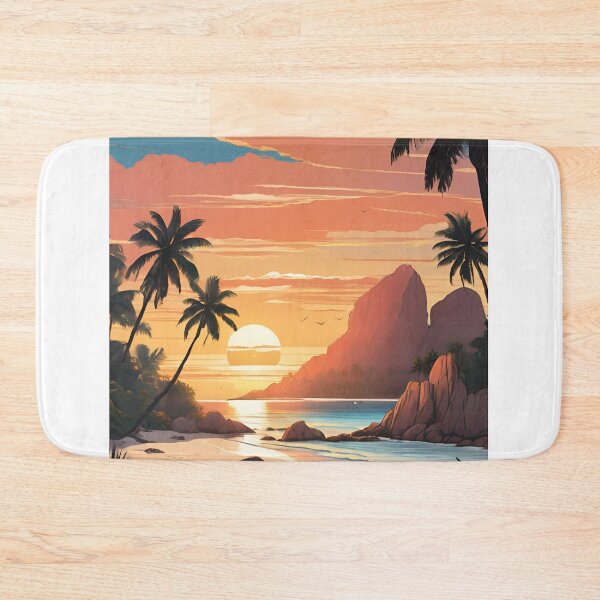 Item preview, Sunrise in La Digue  Beautiful View designed and sold by xiaidex.