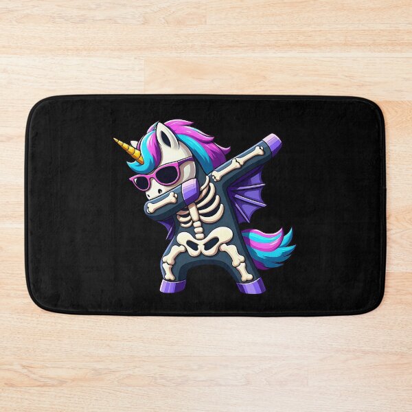 Item preview, HALLOWEEN UNICORN WEARING SKELETON COSTUME DABBING designed and sold by justyna-s28.
