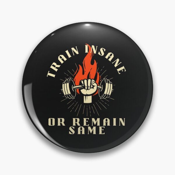Item preview, Train Insane or Remain Same designed and sold by LevelUpMerchs.