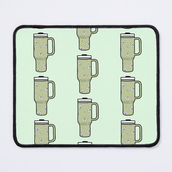 Item preview, 40oz Tumbler with Flower Doodle Pattern - Green designed and sold by MrsCreative1.