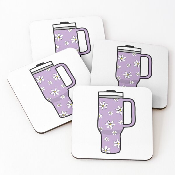 Item preview, 40oz Tumbler with Flower Doodle Pattern - Purple designed and sold by MrsCreative1.