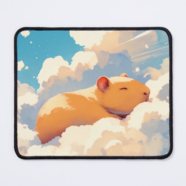 Item preview, Capybara Dreaming in the Clouds designed and sold by AshiraCreations.