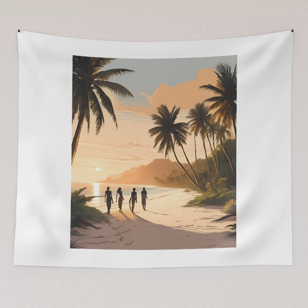 Item preview,  Sunrise in La Digue  Beautiful View designed and sold by xiaidex.