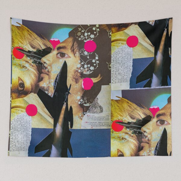 Item preview, Love Force - Handmade Artistic papers Collage 03 designed and sold by GreissDesign.