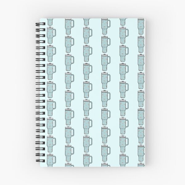 Item preview, 40oz Tumbler with Flower Doodle Pattern - Blue designed and sold by MrsCreative1.