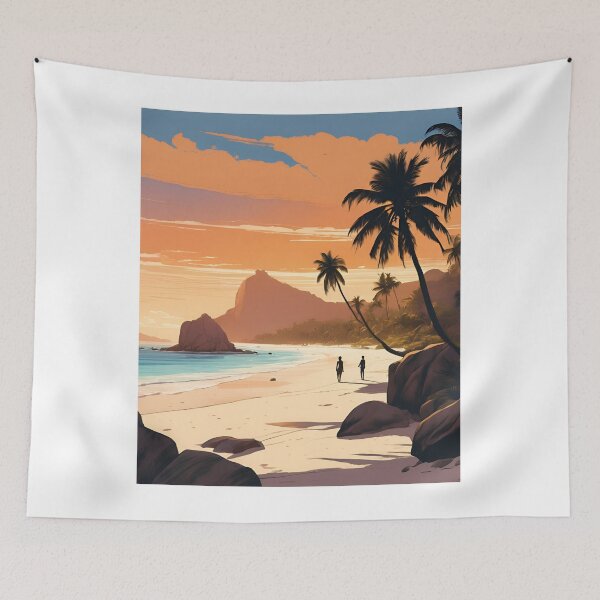 Item preview, Sunrise in La Digue  Beautiful View designed and sold by xiaidex.