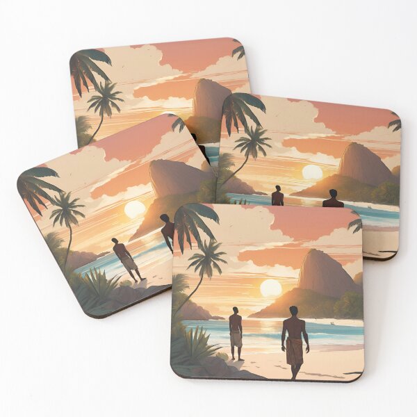 Item preview, Sunrise in La Digue  Beautiful View designed and sold by xiaidex.