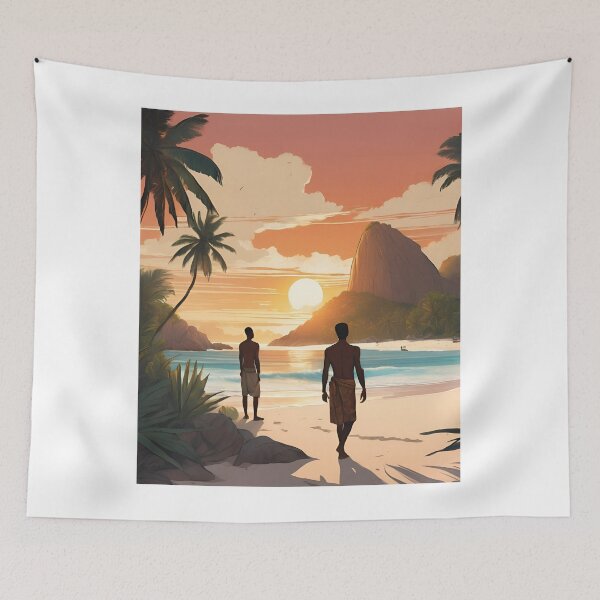 Item preview, Sunrise in La Digue  Beautiful View designed and sold by xiaidex.