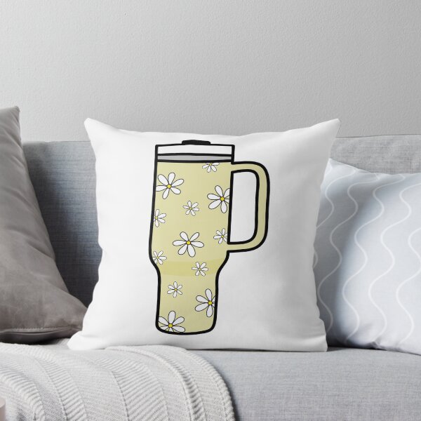 Item preview, 40oz Tumbler with Flower Doodle Pattern - Yellow designed and sold by MrsCreative1.