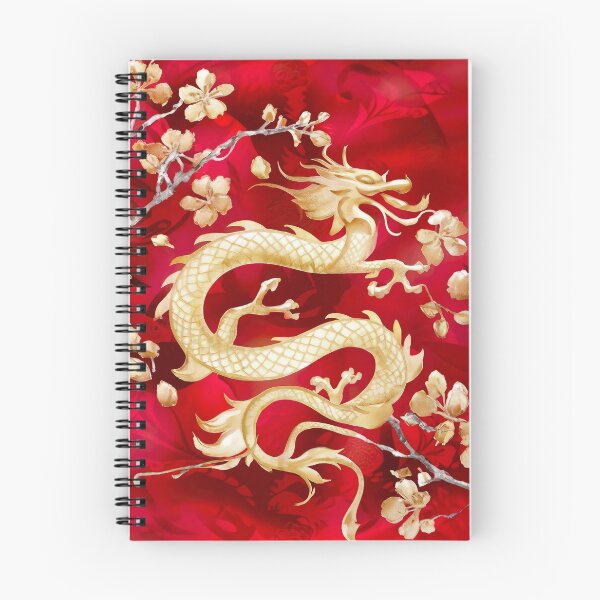 Item preview, Chinese Dragon and Cherry Blossom Artwork designed and sold by Tamas Das.