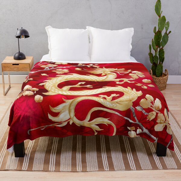 Item preview, Chinese Dragon and Cherry Blossom Artwork designed and sold by Tamas Das.