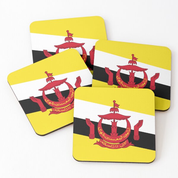 Item preview, Brunei Flag Print: Sultanate's Pride and Prosperity designed and sold by communedesigns.