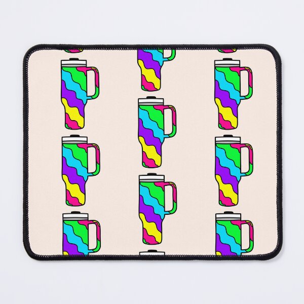 Item preview, Retro Wavy Pattern 40oz Tumbler doodle Colorful designed and sold by MrsCreative1.