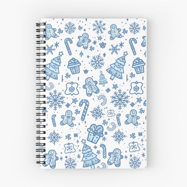 Item preview, blue and white christmas pattern designed and sold by TheMillusion.