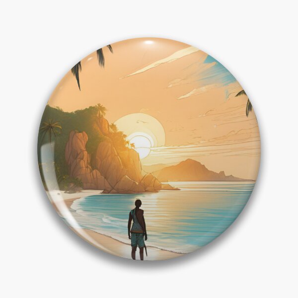Item preview, Sunrise in La Digue  Beautiful View designed and sold by xiaidex.