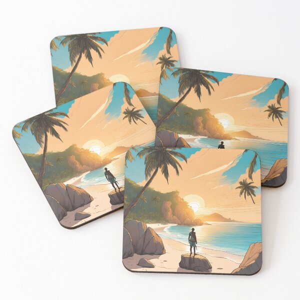 Item preview, Sunrise in La Digue  Beautiful View designed and sold by xiaidex.