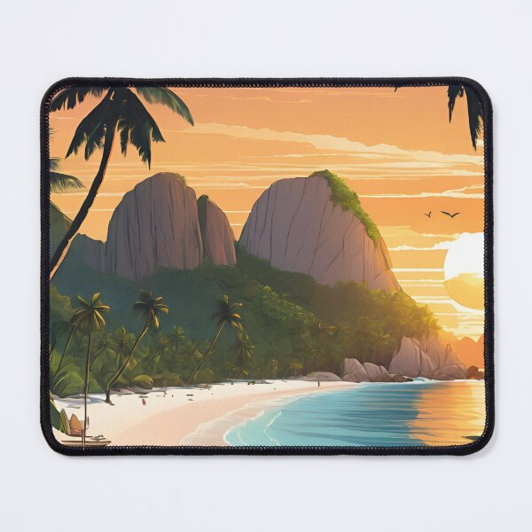 Item preview, Sunrise in La Digue  Beautiful View designed and sold by xiaidex.