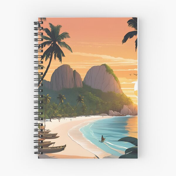 Item preview, Sunrise in La Digue  Beautiful View designed and sold by xiaidex.