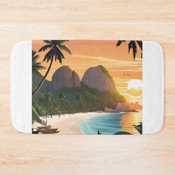 Item preview, Sunrise in La Digue  Beautiful View designed and sold by xiaidex.
