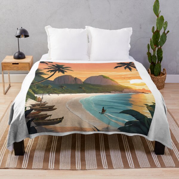 Item preview, Sunrise in La Digue Beautiful View designed and sold by xiaidex.