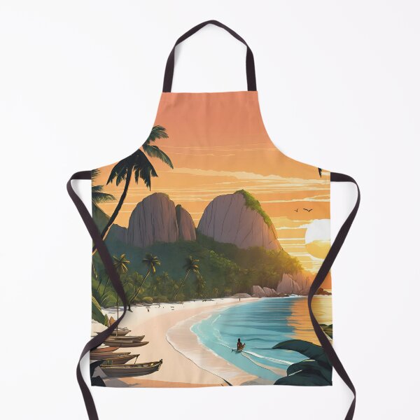 Item preview, Sunrise in La Digue Beautiful View designed and sold by xiaidex.