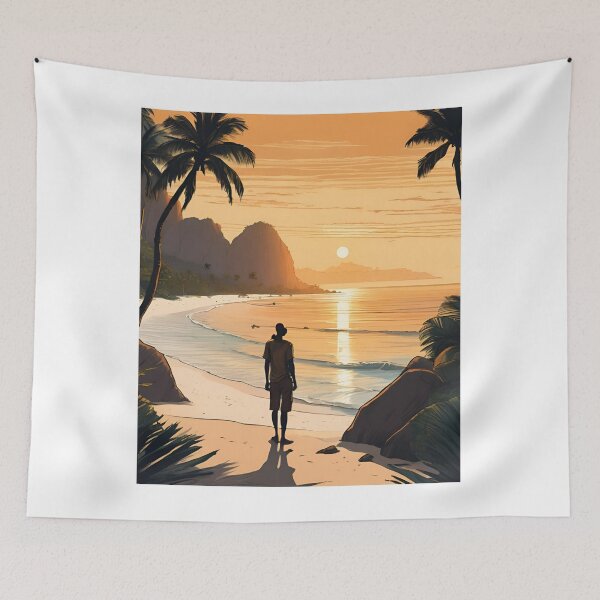 Item preview, Sunrise in La Digue  Beautiful View designed and sold by xiaidex.