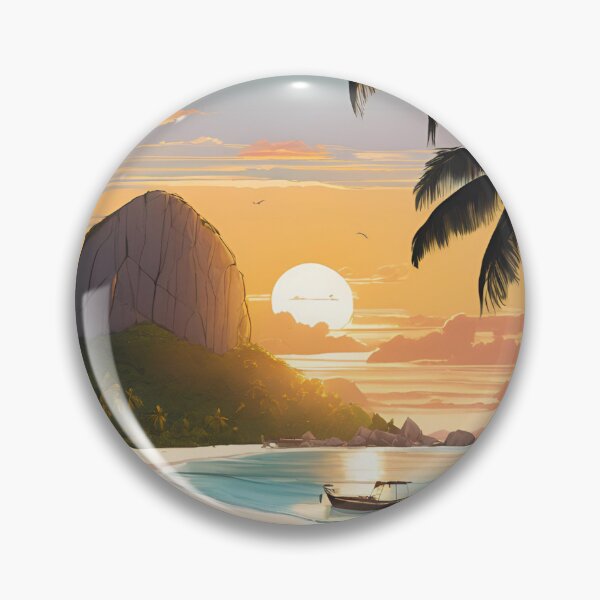 Item preview, Sunrise in La Digue  Beautiful View designed and sold by xiaidex.