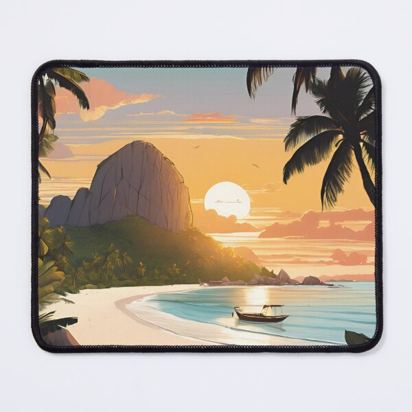 Item preview, Sunrise in La Digue  Beautiful View designed and sold by xiaidex.