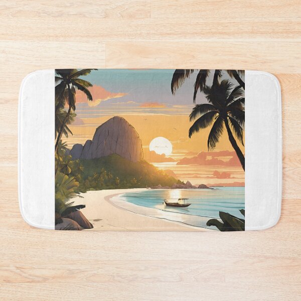 Item preview, Sunrise in La Digue  Beautiful View designed and sold by xiaidex.