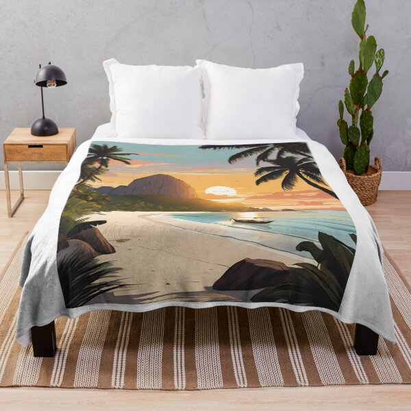 Item preview, Sunrise in La Digue Beautiful View designed and sold by xiaidex.