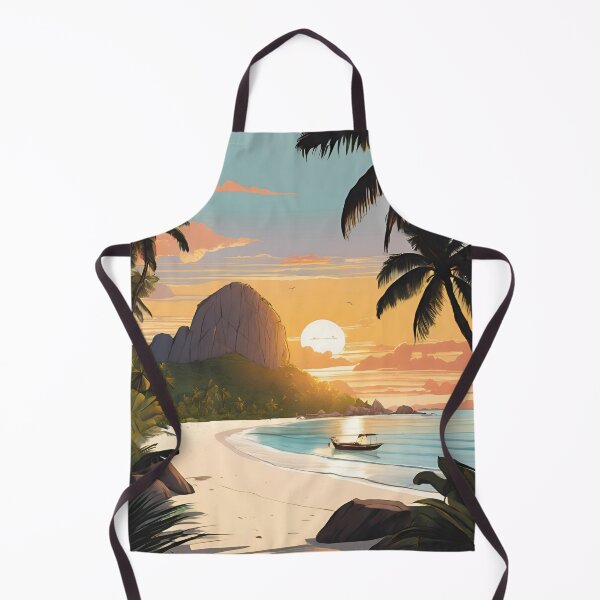 Item preview, Sunrise in La Digue Beautiful View designed and sold by xiaidex.