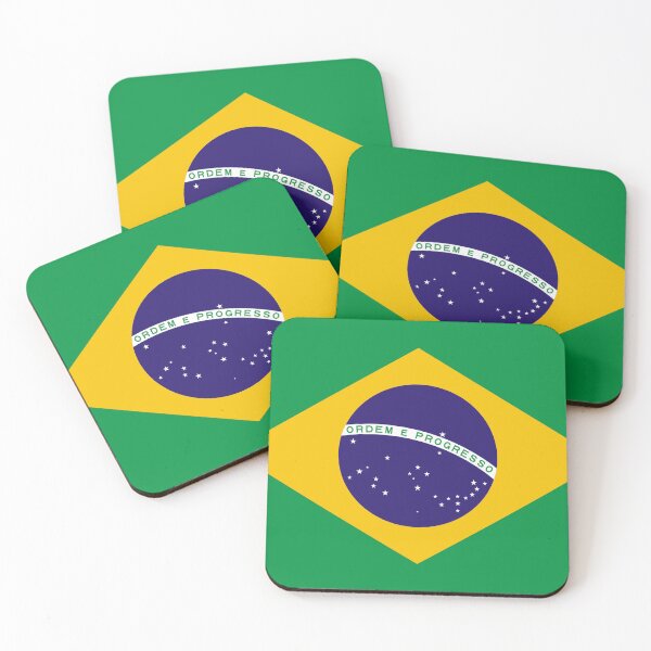 Item preview, Brazil Flag Print: Vibrant Unity and Rich Heritage designed and sold by communedesigns.
