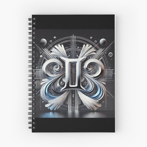 Item preview, Platinum Gemini Futuristic Sign designed and sold by Sototos® ⭐⭐⭐⭐⭐.