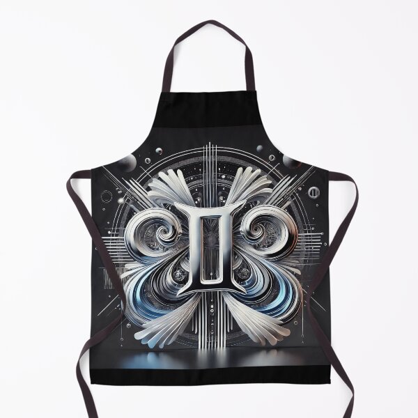 Item preview, Platinum Gemini Futuristic Sign designed and sold by Sototos® ⭐⭐⭐⭐⭐.