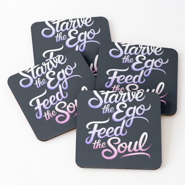 Item preview, Feed Soul Not Ego Mindful Meditation designed and sold by FocusedPatterns.