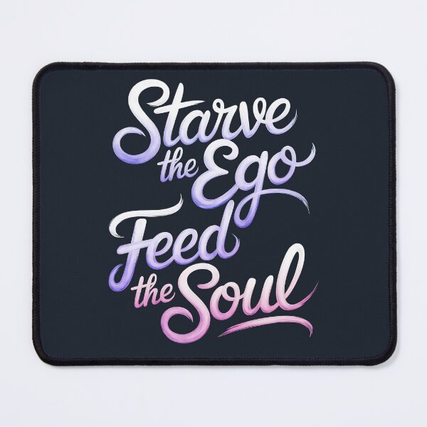 Item preview, Feed Soul Not Ego Mindful Meditation designed and sold by FocusedPatterns.