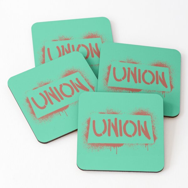 Item preview, union stencil - red designed and sold by BrownWoodRobot.
