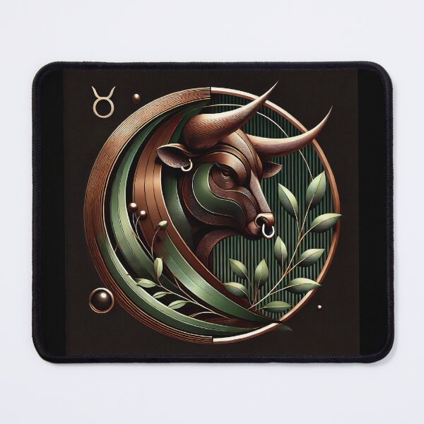 Item preview, Futuristic Bronze & Jade Taurus Star Sign designed and sold by Sototos® ⭐⭐⭐⭐⭐.
