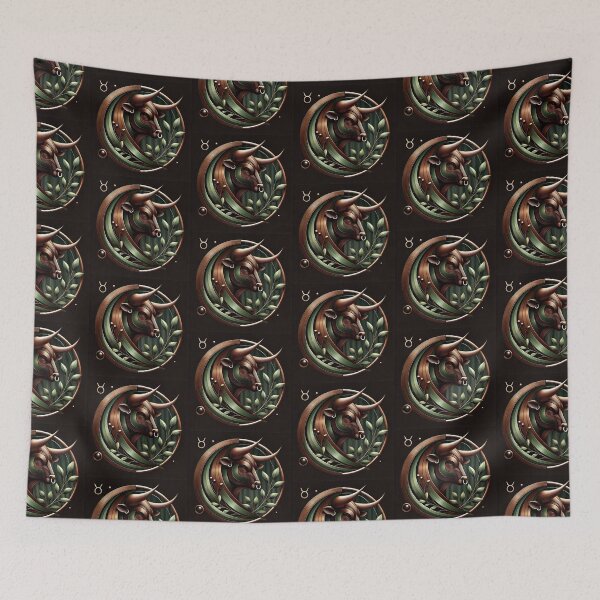 Item preview, Futuristic Bronze & Jade Taurus Star Sign designed and sold by Sototos® ⭐⭐⭐⭐⭐.
