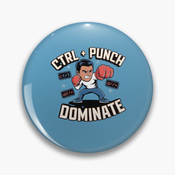 Item preview, Control + Punch - Dominate Coding Challenges with Power designed and sold by love3617.