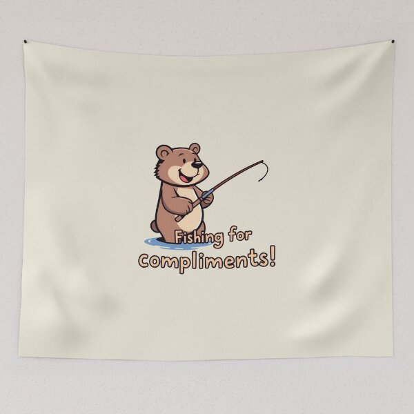 Item preview, Fishing for compliments... designed and sold by Bratak.