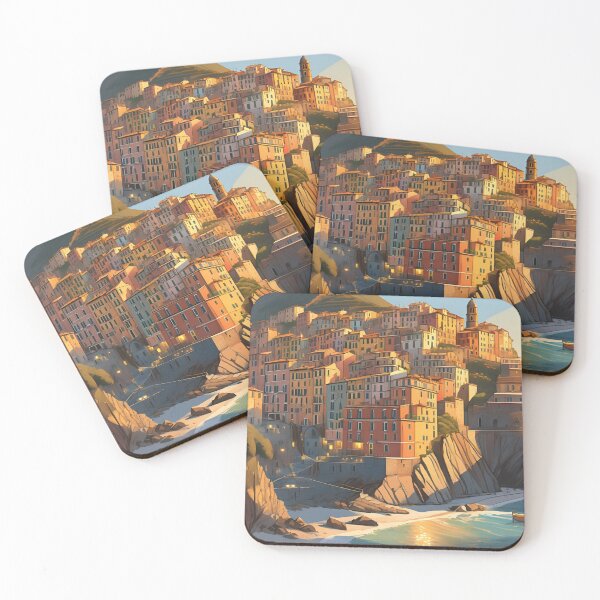 Item preview,  Sunrise in Vernazza  Beautiful View designed and sold by xiaidex.