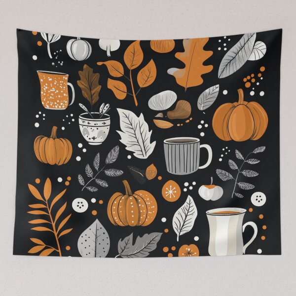 Item preview, Autumn Collage Pattern designed and sold by GrinGalore.