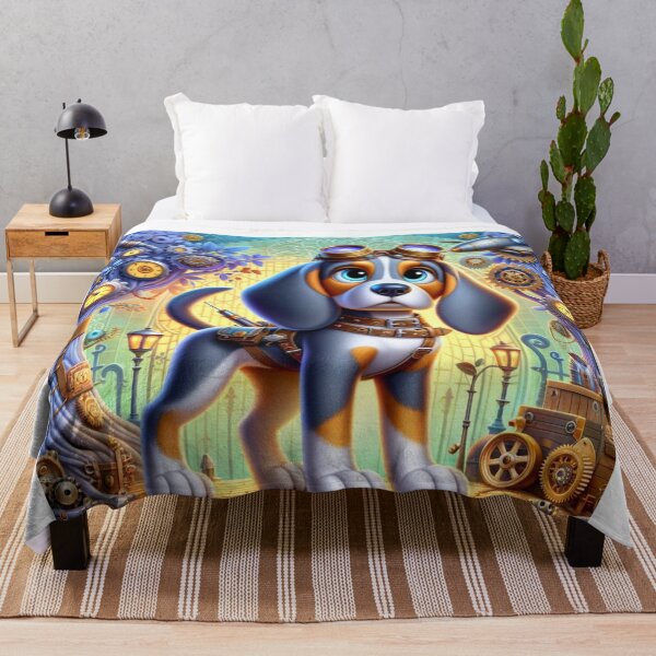 Item preview, Steampunk Bluetick Coonhound designed and sold by Sillytoe.