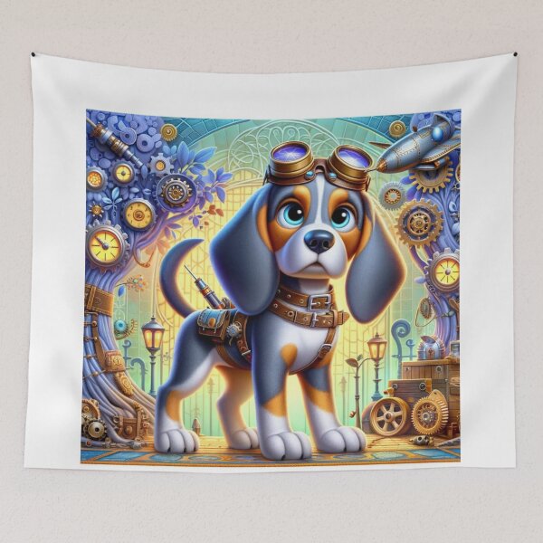 Item preview, Steampunk Bluetick Coonhound designed and sold by Sillytoe.