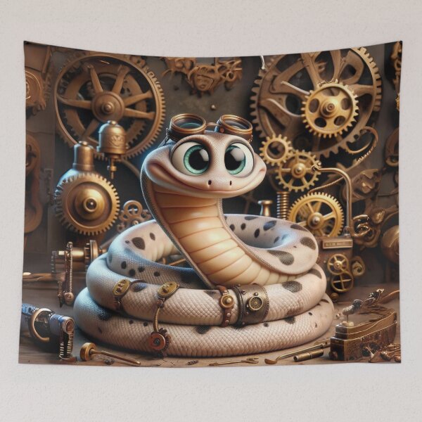 Item preview, Steampunk Boa Constrictor designed and sold by Sillytoe.