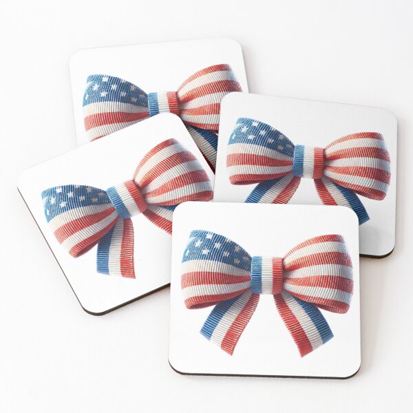 Item preview, Tiny Patriotic American Flag Bow designed and sold by Me-Meme.